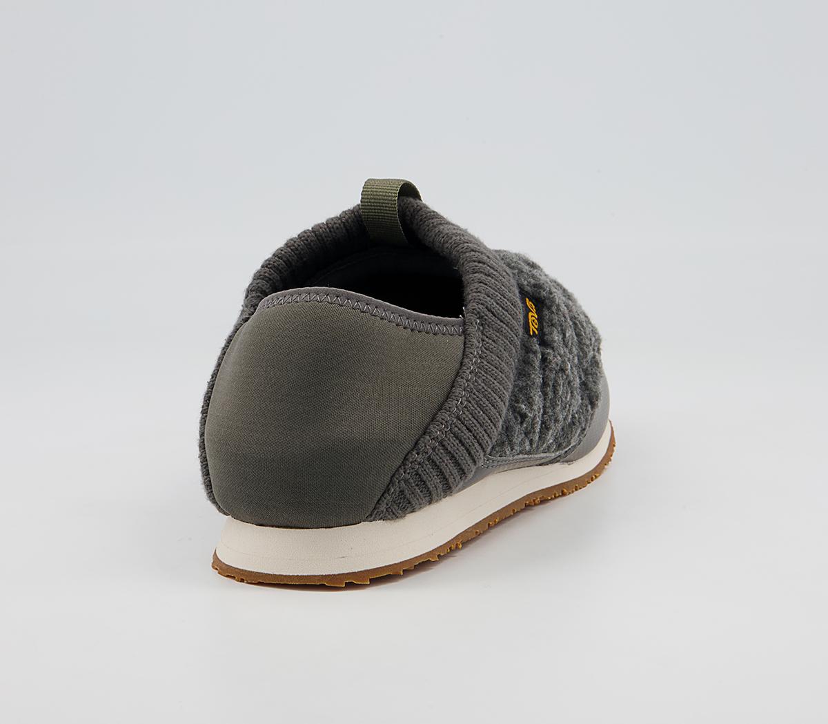 Teva ReEmber Moc Fleece Trainers Teva ReEmber Moc Fleece Trainers Dark Gull Grey
