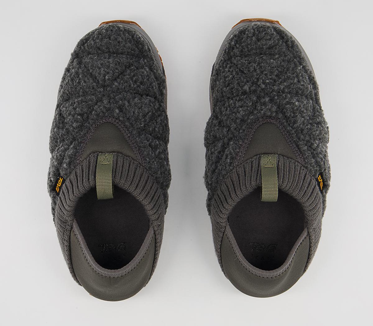 Teva ReEmber Moc Fleece Trainers Teva ReEmber Moc Fleece Trainers Dark Gull Grey