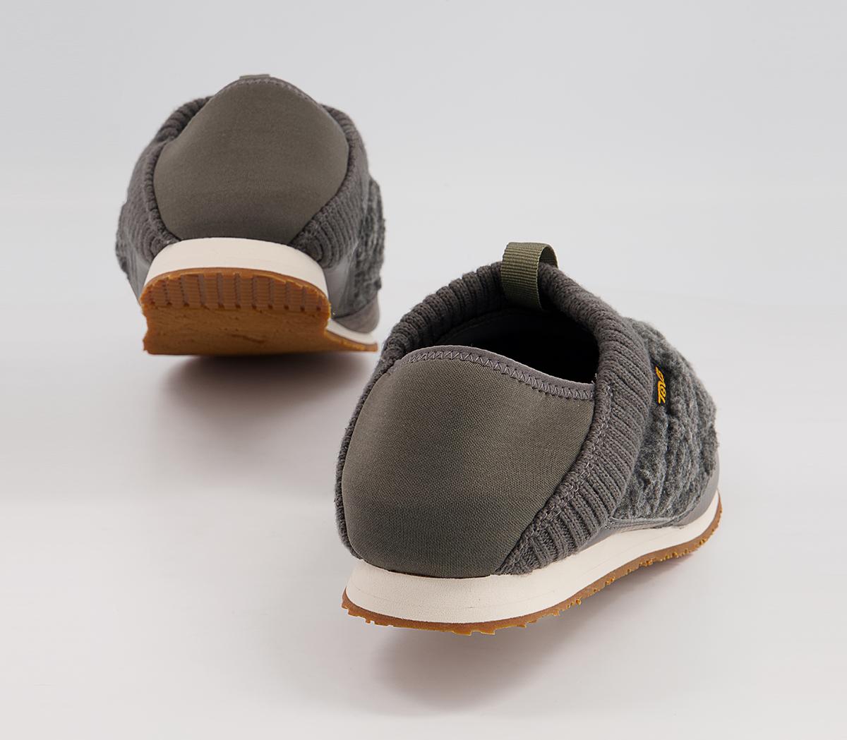 Teva ReEmber Moc Fleece Trainers Teva ReEmber Moc Fleece Trainers Dark Gull Grey