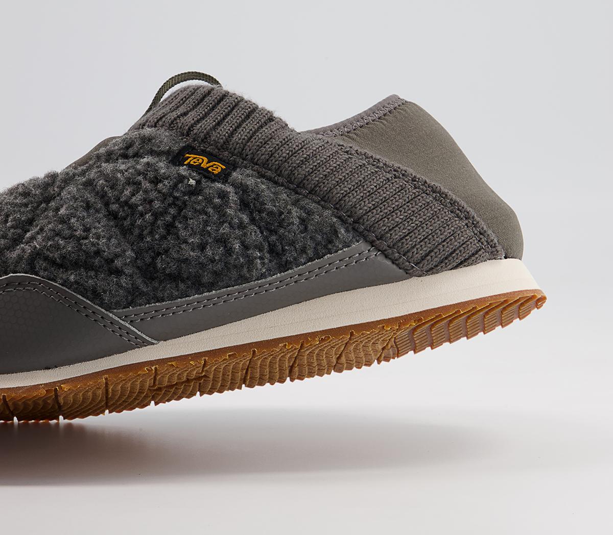 Teva ReEmber Moc Fleece Trainers Teva ReEmber Moc Fleece Trainers Dark Gull Grey