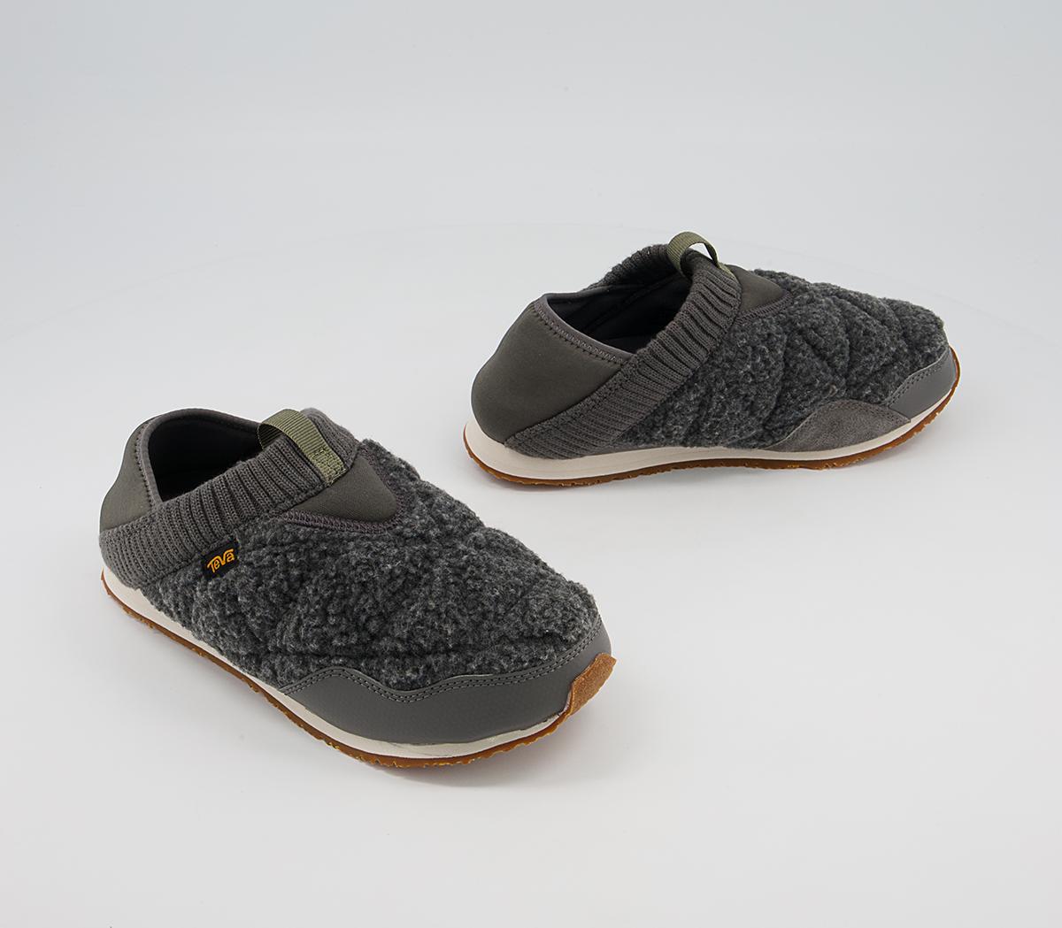 Teva ReEmber Moc Fleece Trainers Teva ReEmber Moc Fleece Trainers Dark Gull Grey