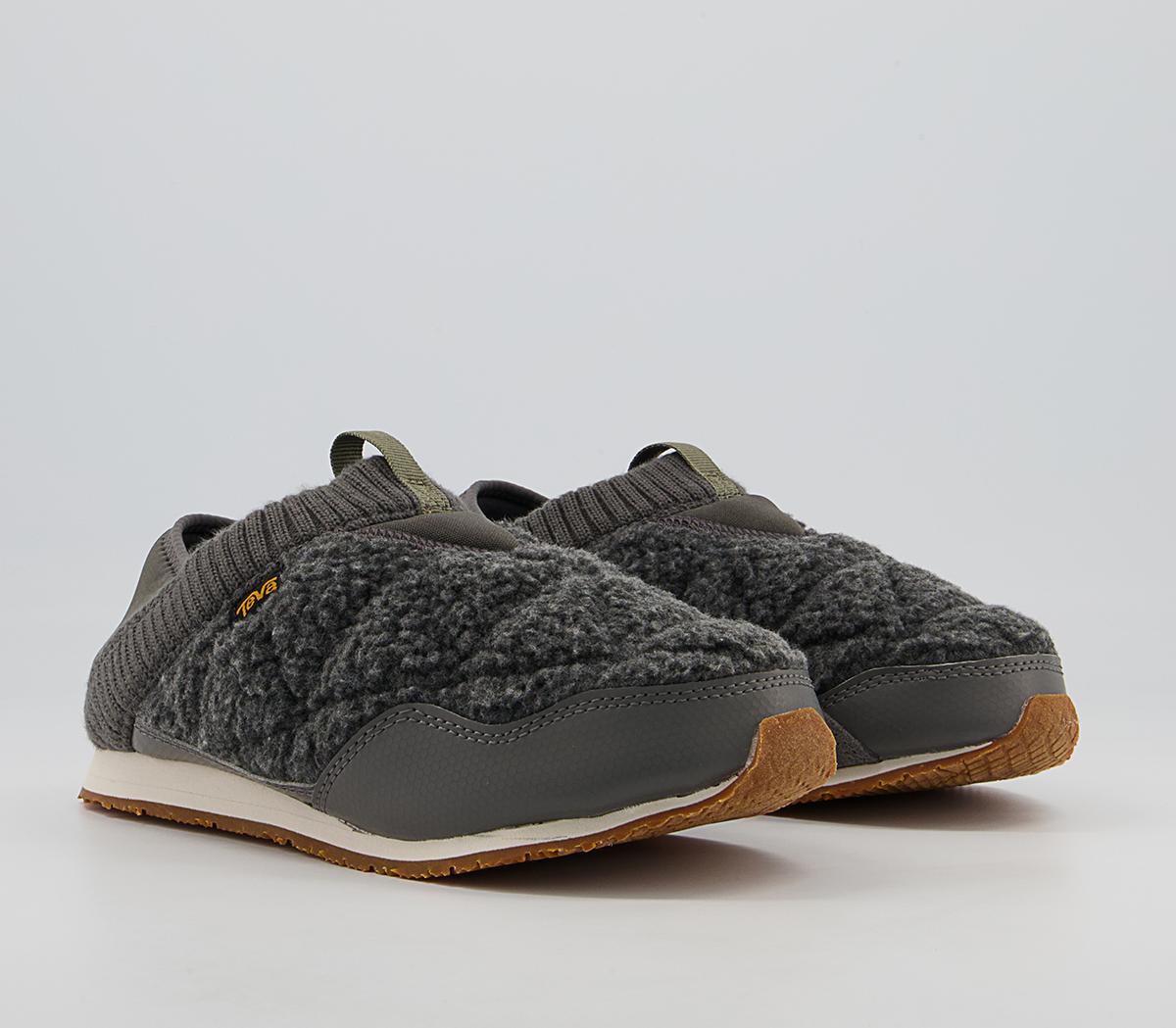 Teva ReEmber Moc Fleece Trainers Teva ReEmber Moc Fleece Trainers Dark Gull Grey