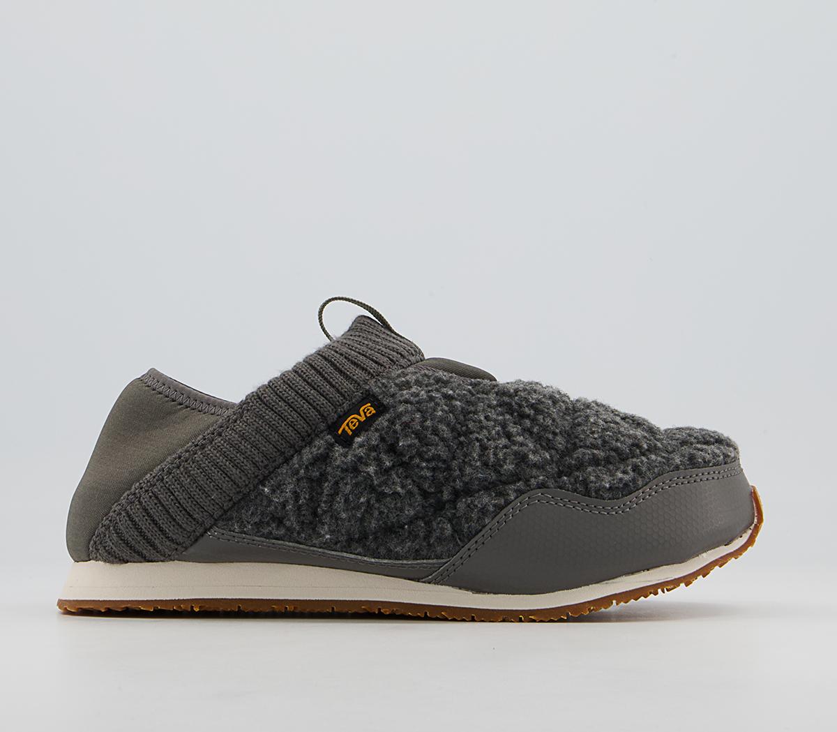 Teva ReEmber Moc Fleece Trainers Teva ReEmber Moc Fleece Trainers Dark Gull Grey