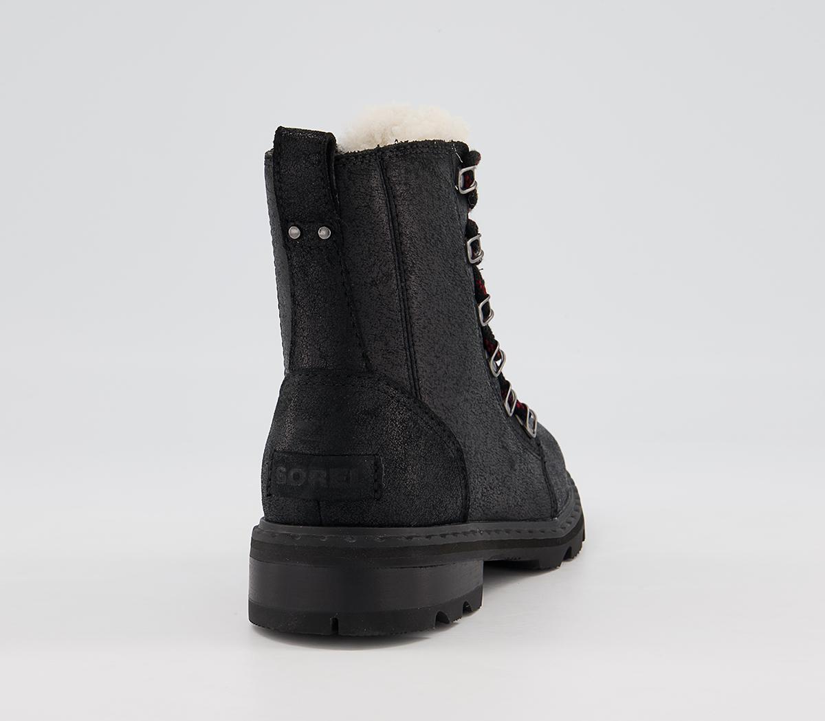 Sorel Lennox Lace Cozy Boots Sorel Lennox Lace Cozy Boots Black