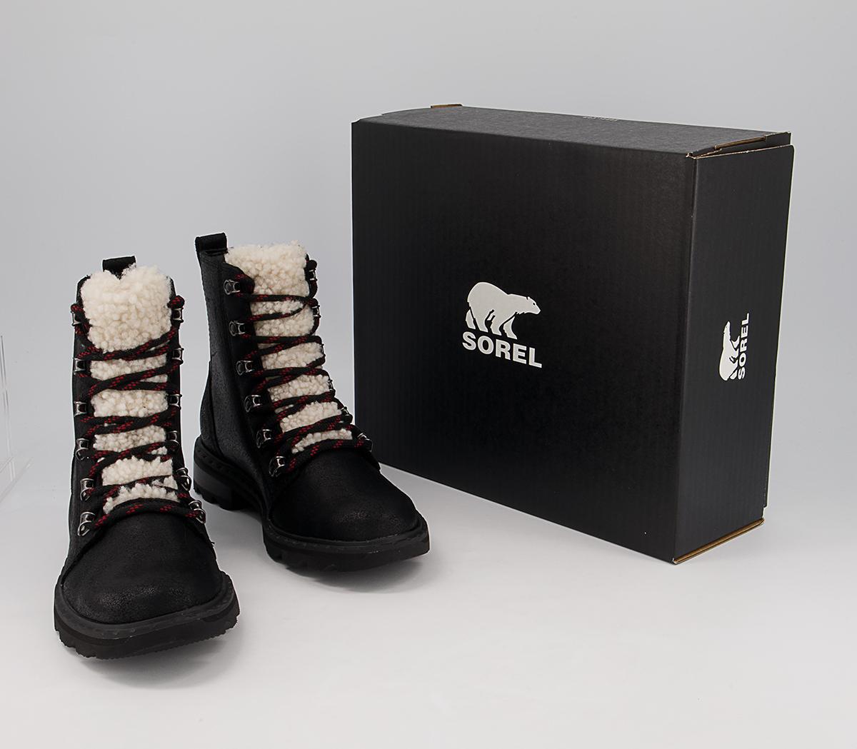 Sorel Lennox Lace Cozy Boots Sorel Lennox Lace Cozy Boots Black