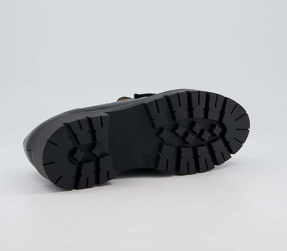Office Following Fringe Tassel Loafers Office Following Fringe Tassel Loafers Black Leather