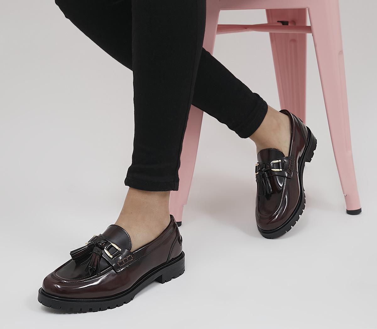 Fawn Chunky Tassel Loafers