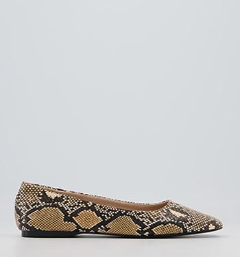 leopard print flat shoes