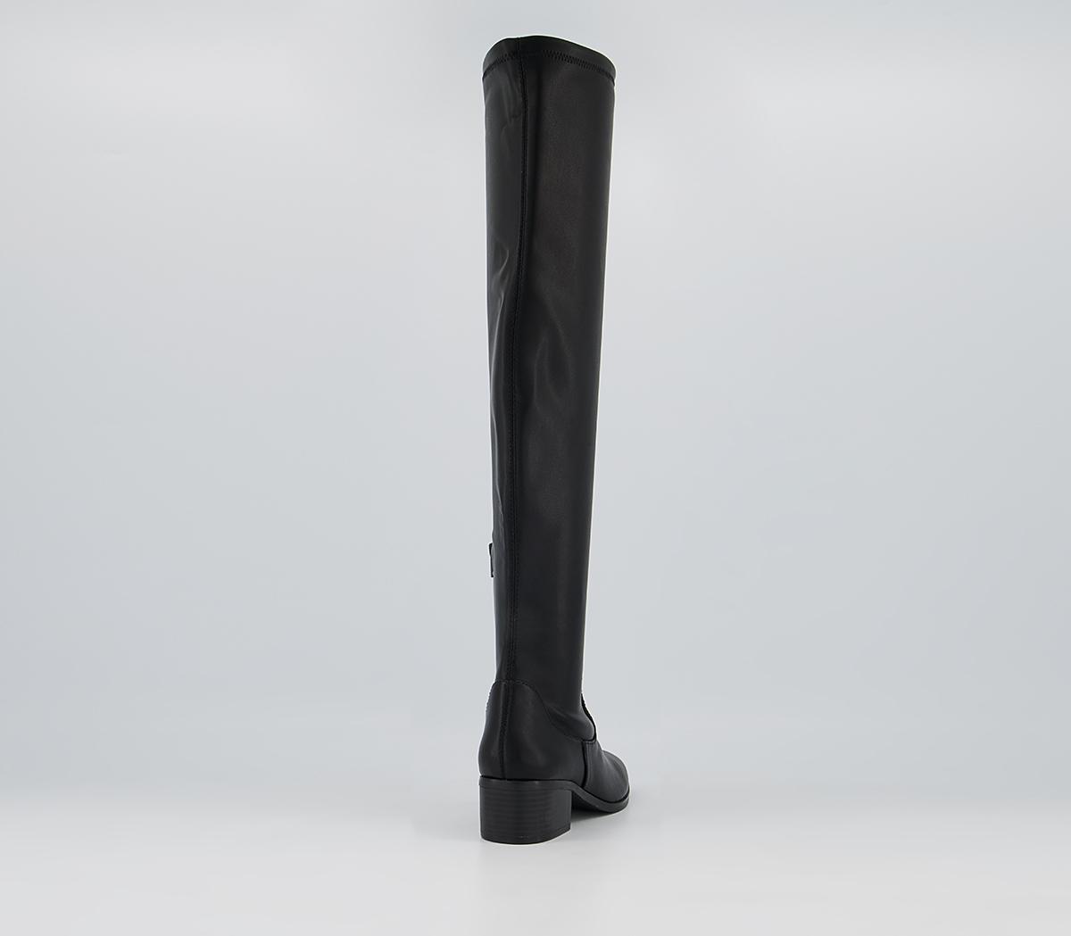 Office Kadina Flat Over The Knee Boots Office Kadina Flat Over The Knee Boots Black