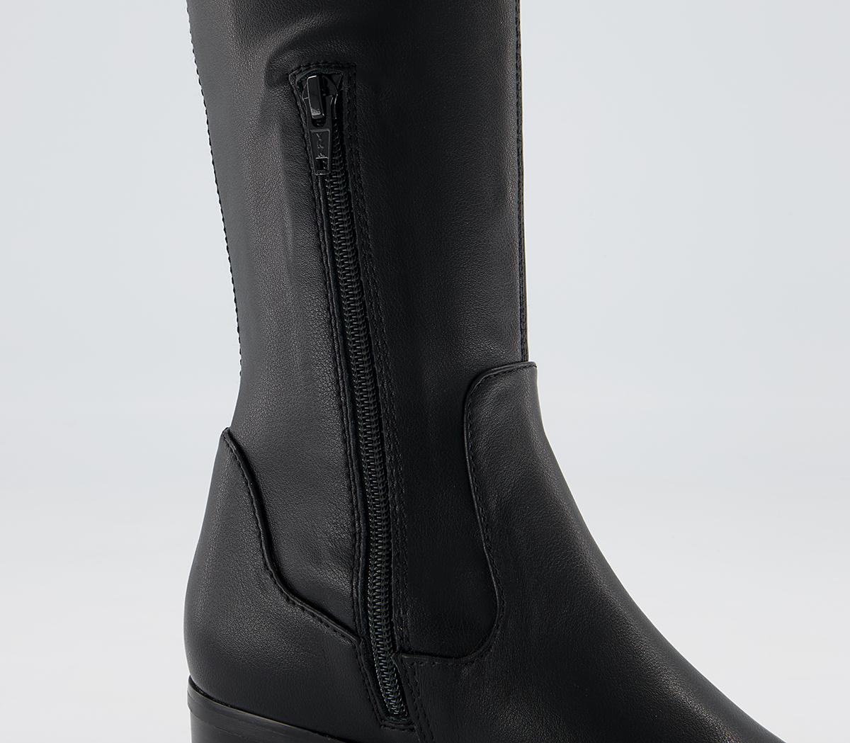 Office Kadina Flat Over The Knee Boots Office Kadina Flat Over The Knee Boots Black