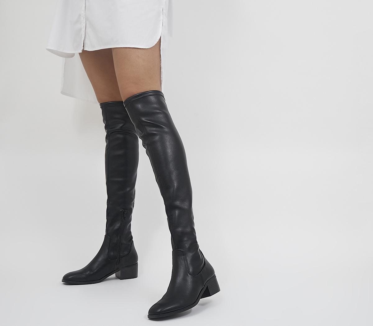 Ladies flat over the knee boots best sale