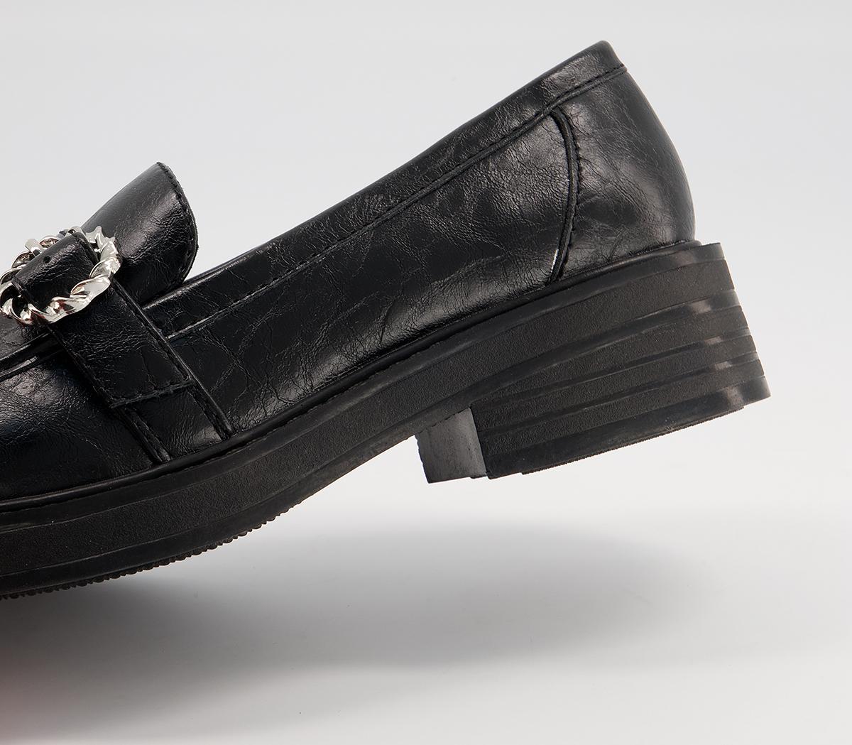 Office Mackay Buckle Detail Chunky Loafers Office Mackay Buckle Detail Chunky Loafers Black