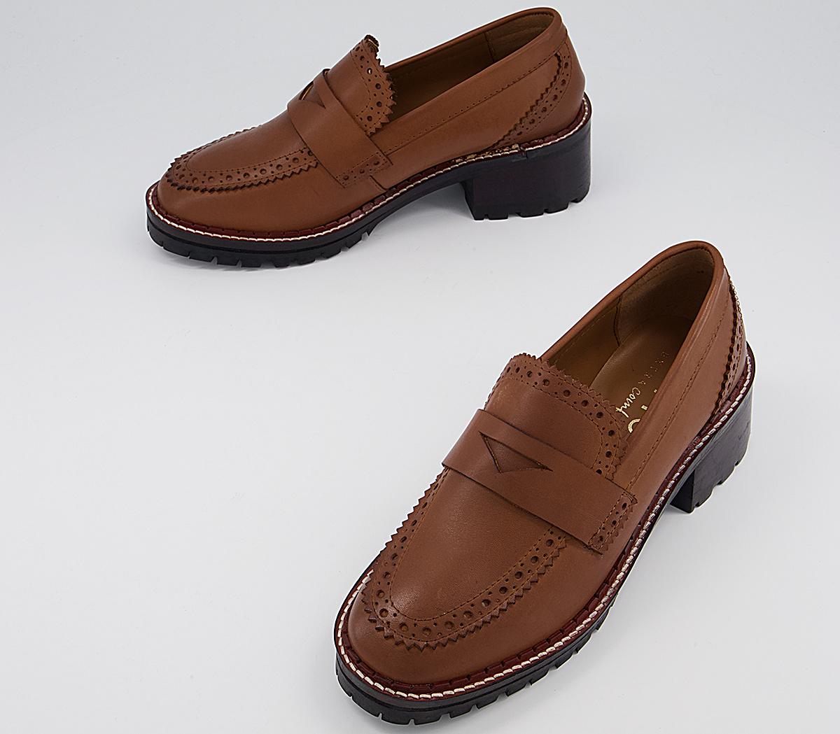 Office Murray Brogue Style Loafers Office Murray Brogue Style Loafers Tan Leather