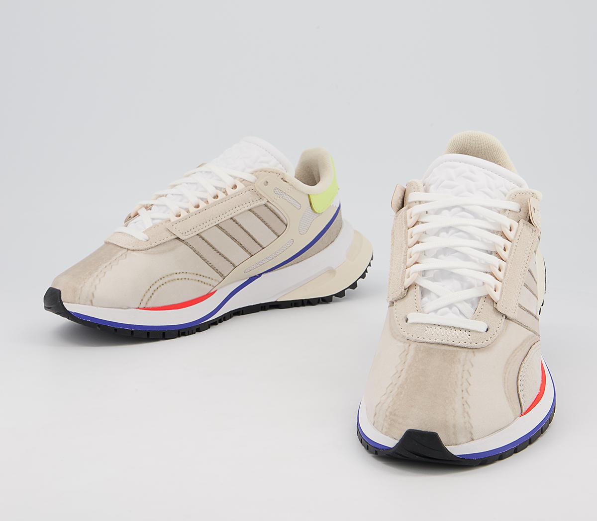 adidas Valerance Trainers adidas Valerance Trainers White Brown Purple Yellow