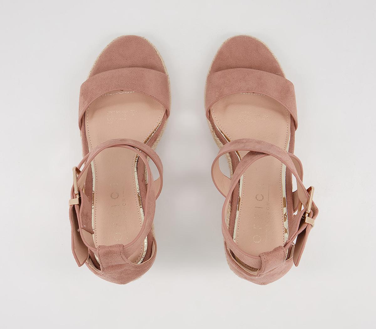 Office Mythology Espadrille Wedges Office Mythology Espadrille Wedges Blush