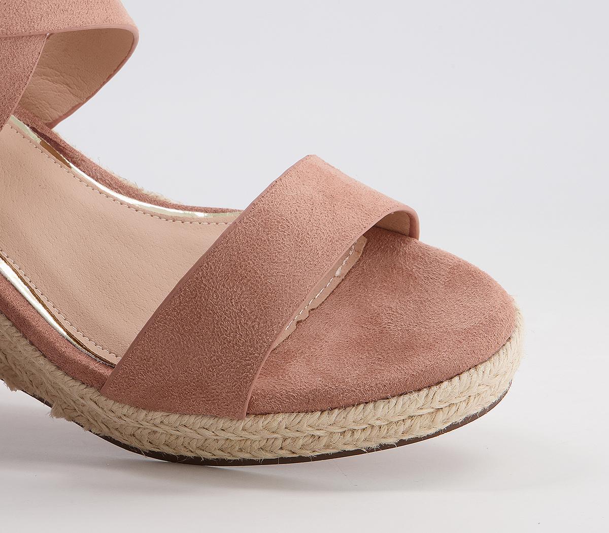 Office Mythology Espadrille Wedges Office Mythology Espadrille Wedges Blush