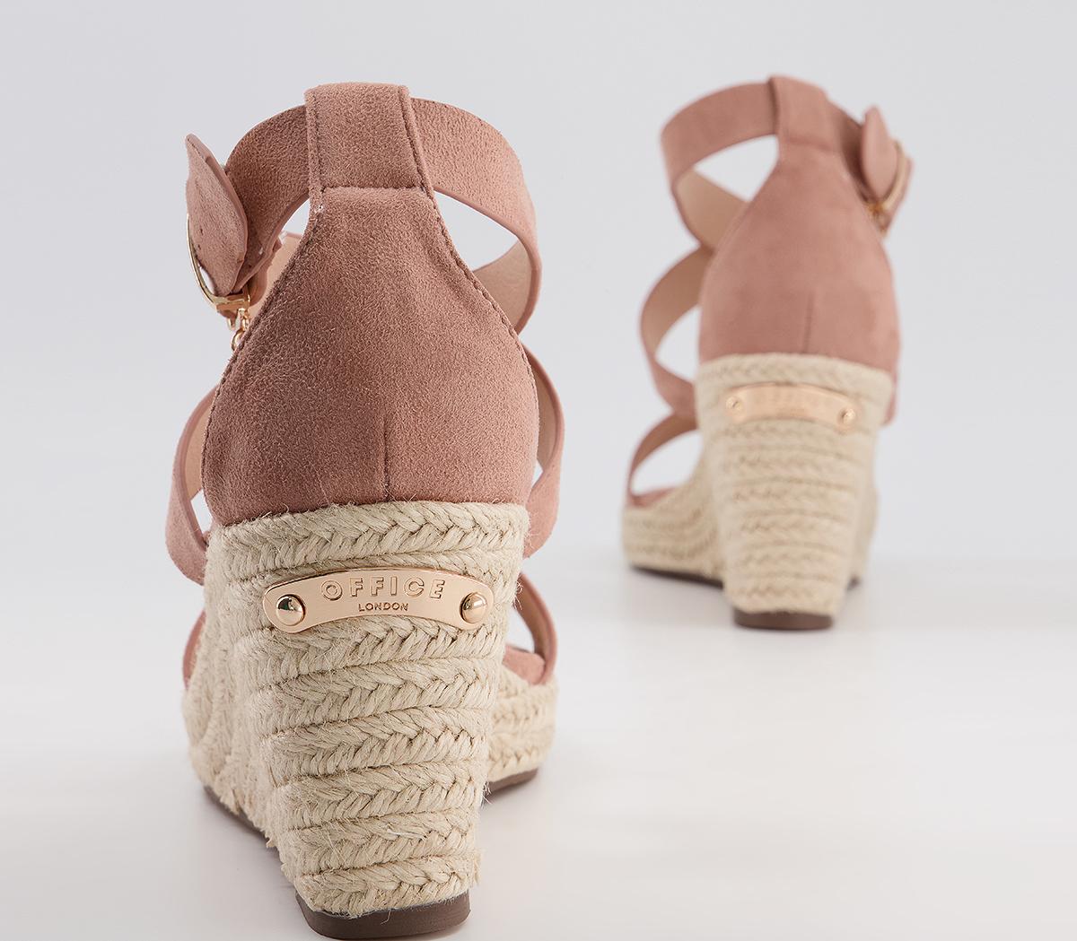 Office Mythology Espadrille Wedges Office Mythology Espadrille Wedges Blush