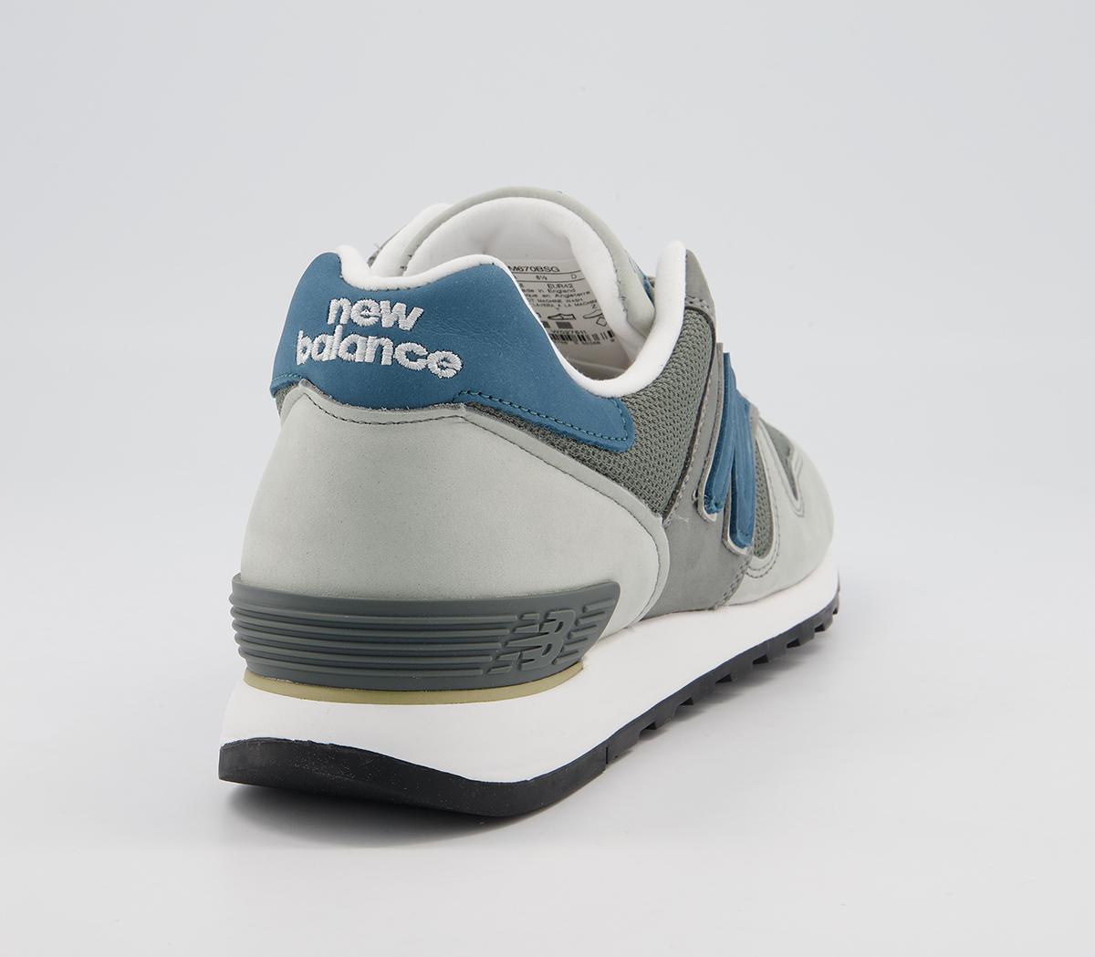 New Balance M670 Trainers New Balance M670 Trainers Grey/blue