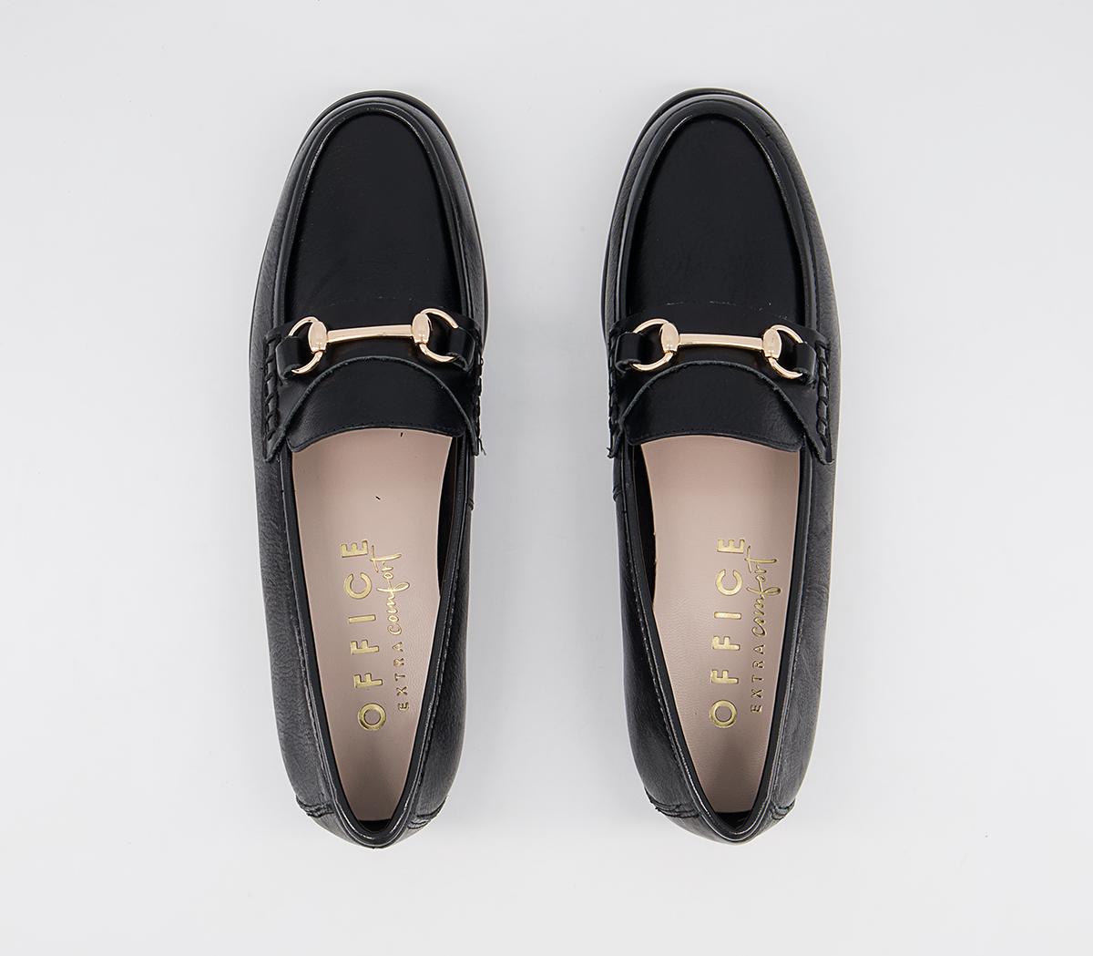 Office Formally Snaffle Trim Loafers Office Formally Snaffle Trim Loafers Black Leather