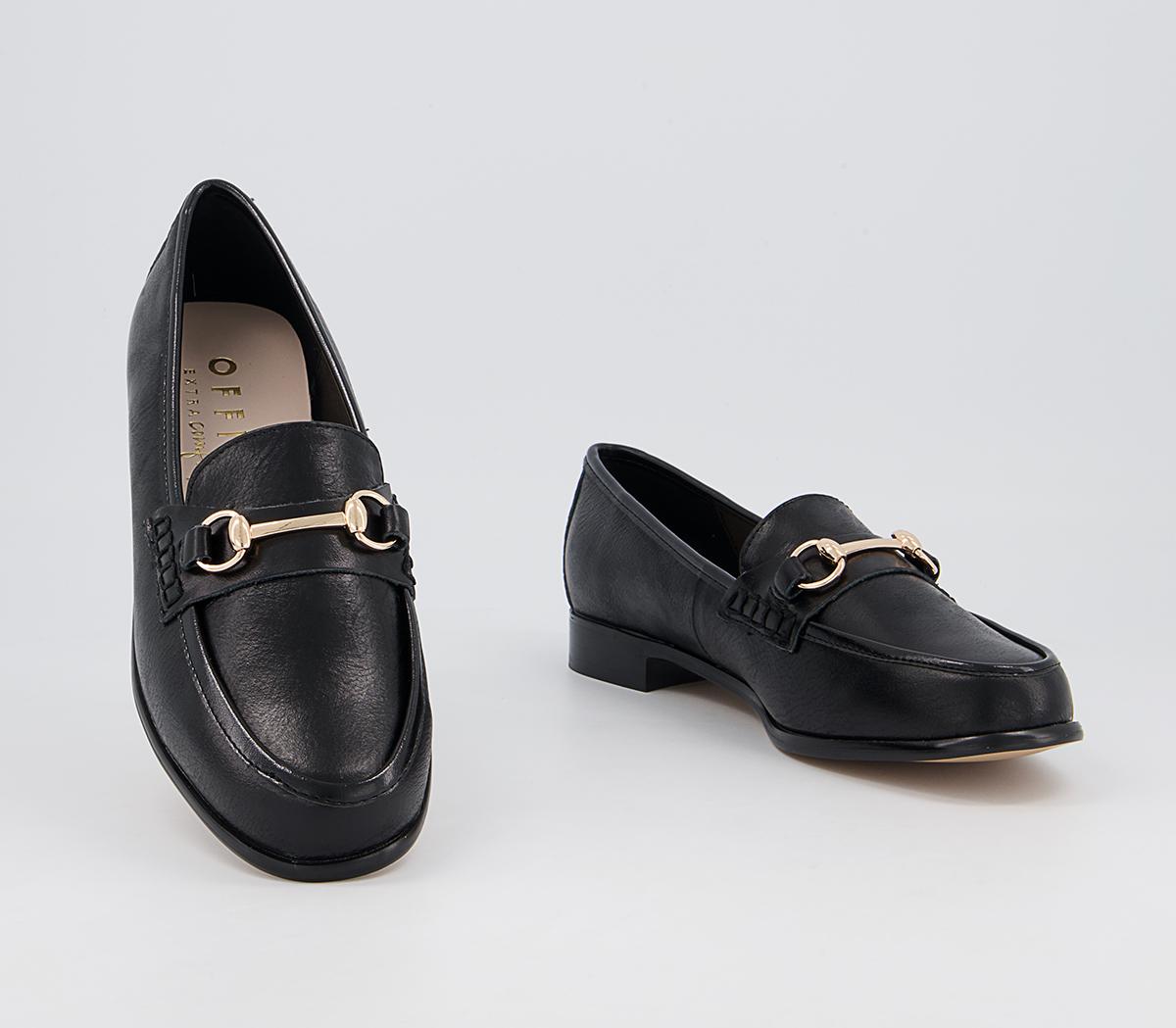 Office Formally Snaffle Trim Loafers Office Formally Snaffle Trim Loafers Black Leather