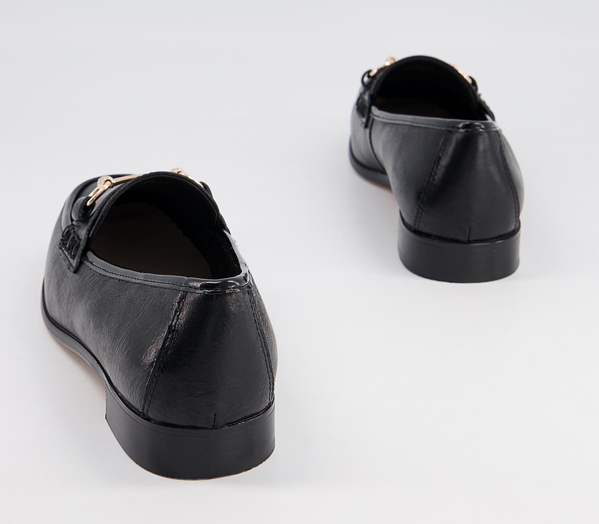 Office Formally Snaffle Trim Loafers Office Formally Snaffle Trim Loafers Black Leather