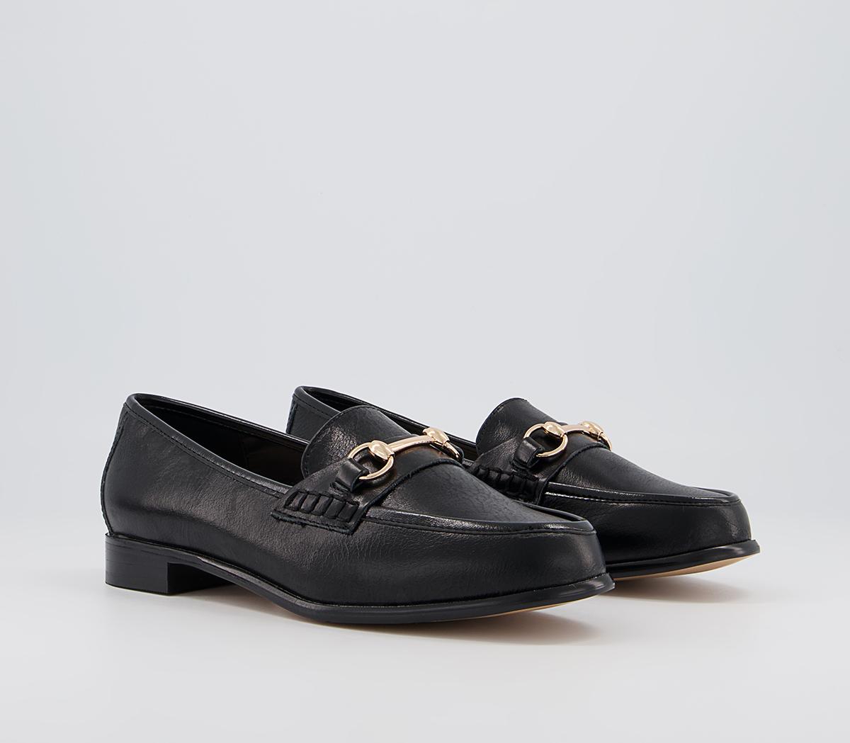 Office Formally Snaffle Trim Loafers Office Formally Snaffle Trim Loafers Black Leather