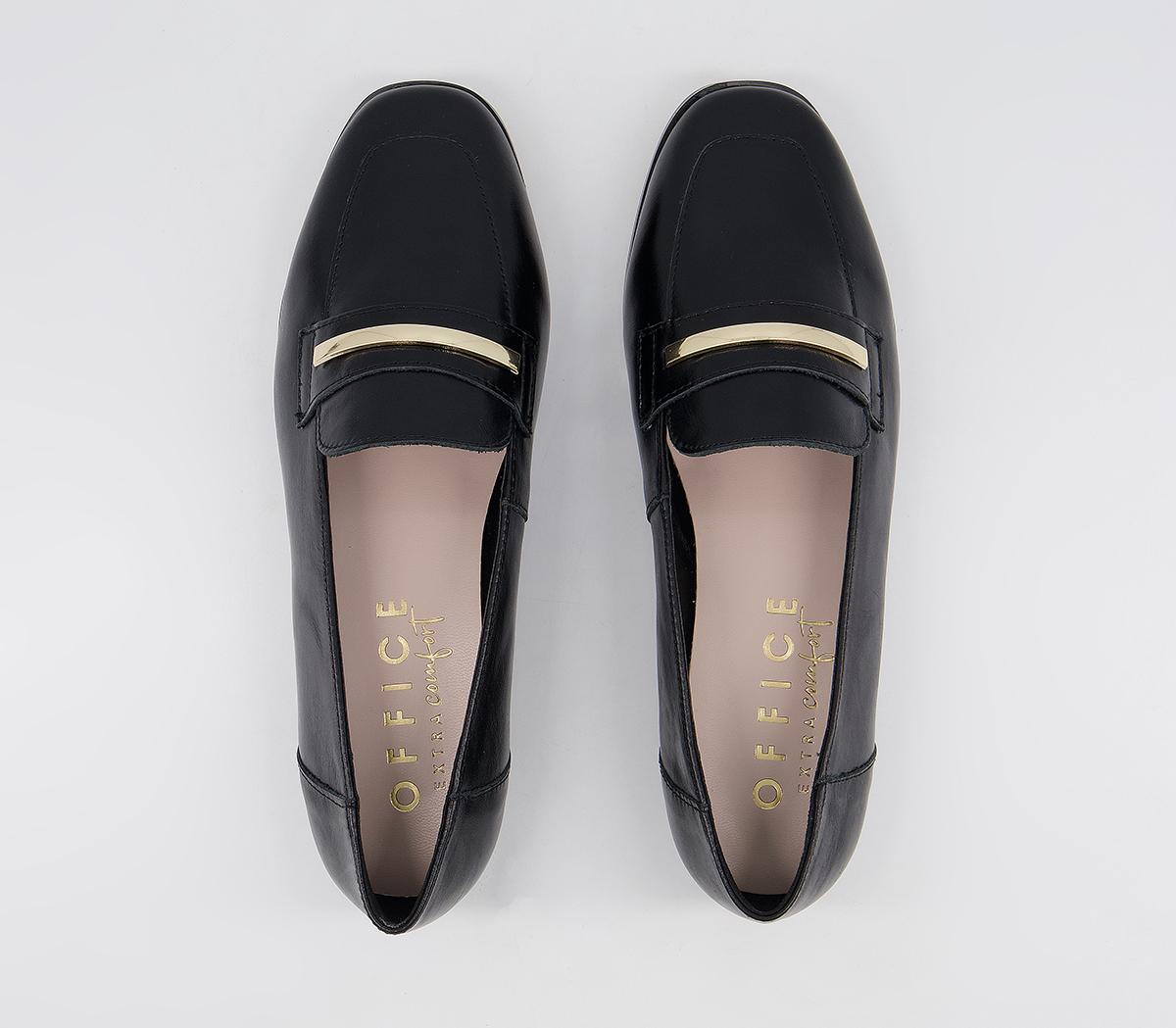 Office Facade Snaffle Loafers Office Facade Snaffle Loafers Black Leather