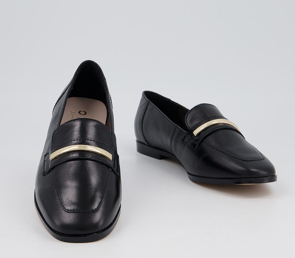 Office Facade Snaffle Loafers Office Facade Snaffle Loafers Black Leather
