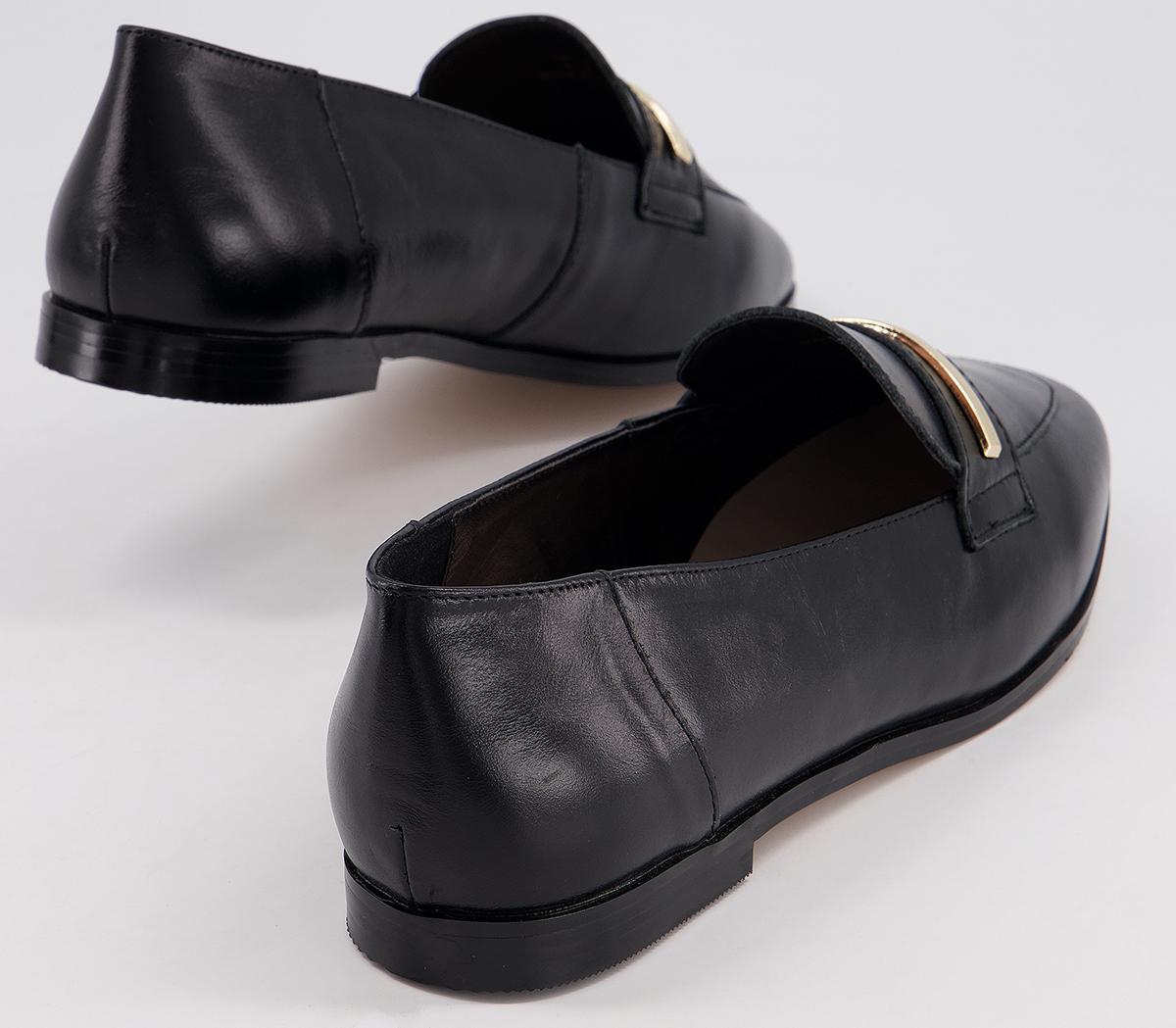 Office Facade Snaffle Loafers Office Facade Snaffle Loafers Black Leather
