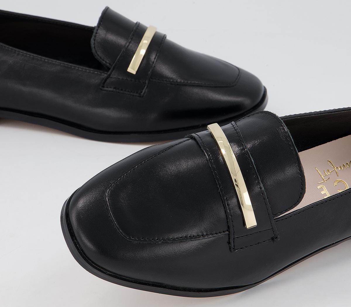 Office Facade Snaffle Loafers Office Facade Snaffle Loafers Black Leather