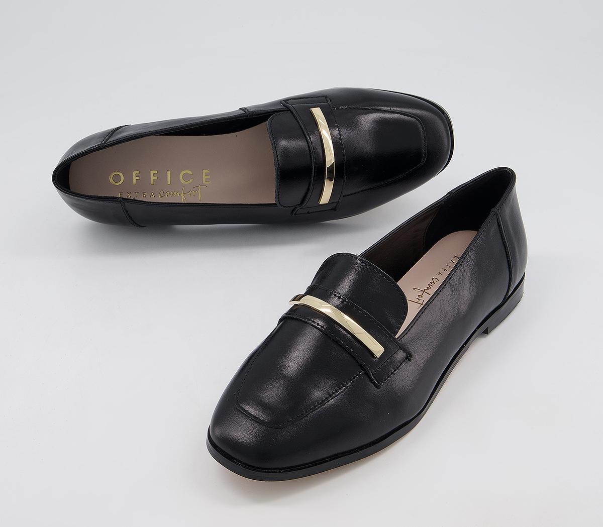 Office Facade Snaffle Loafers Office Facade Snaffle Loafers Black Leather