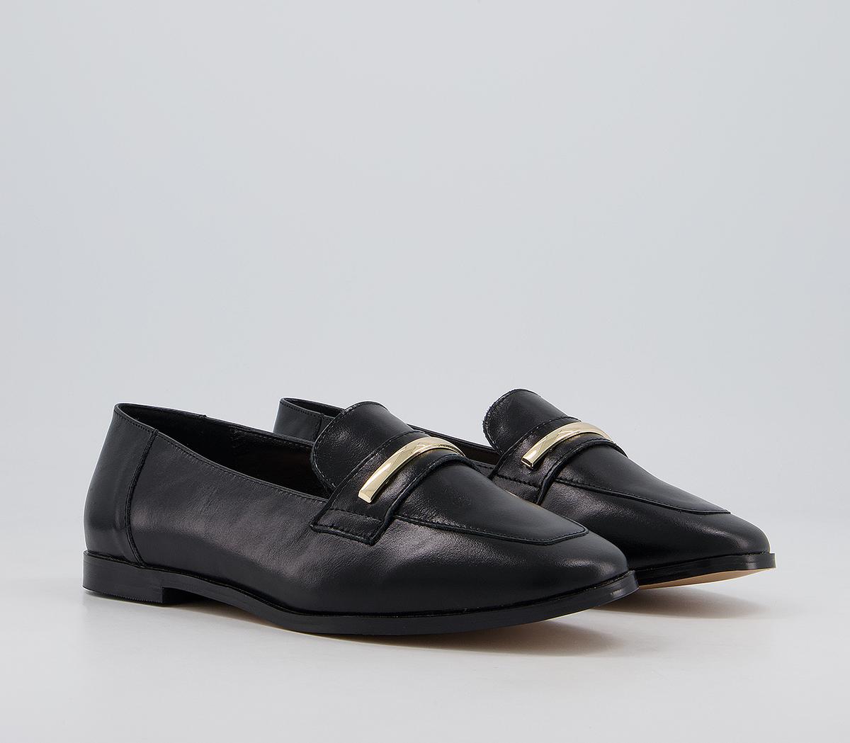 Office Facade Snaffle Loafers Office Facade Snaffle Loafers Black Leather