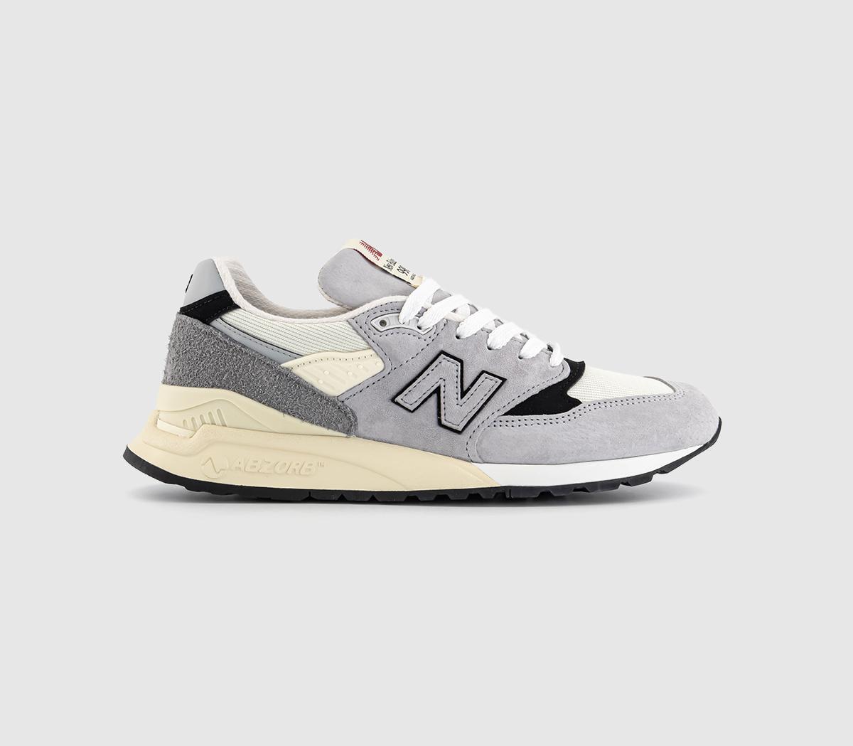 New Balance Mens 998 Trainers Grey Grey, 10