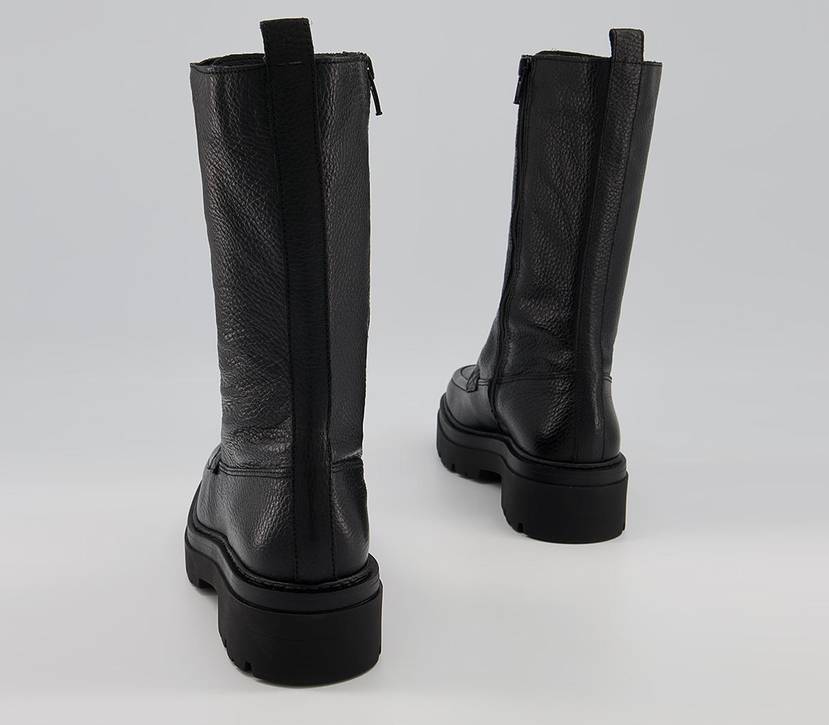 Office Keiling Lace Up Boots Office Keiling Lace Up Boots Black Tumbled Leather