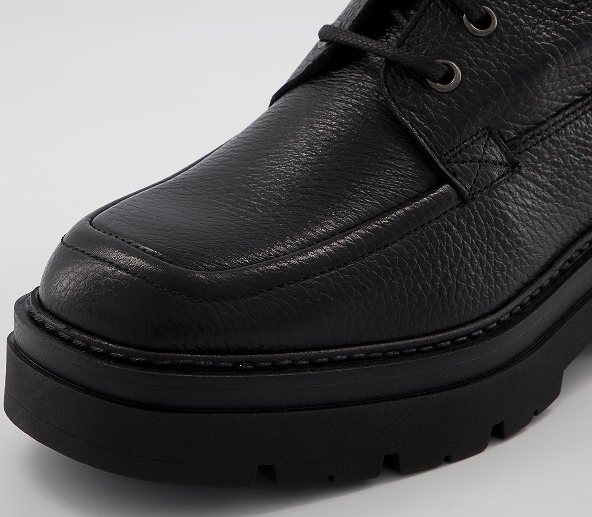 Office Keiling Lace Up Boots Office Keiling Lace Up Boots Black Tumbled Leather