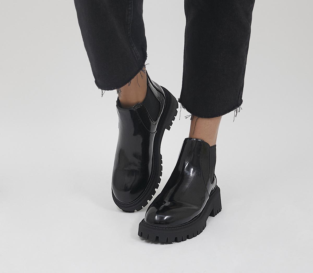 Nautisk bodsøvelser Joseph Banks OFFICE Alexa Low Cut Chelsea Boots Black - Women's Ankle Boots