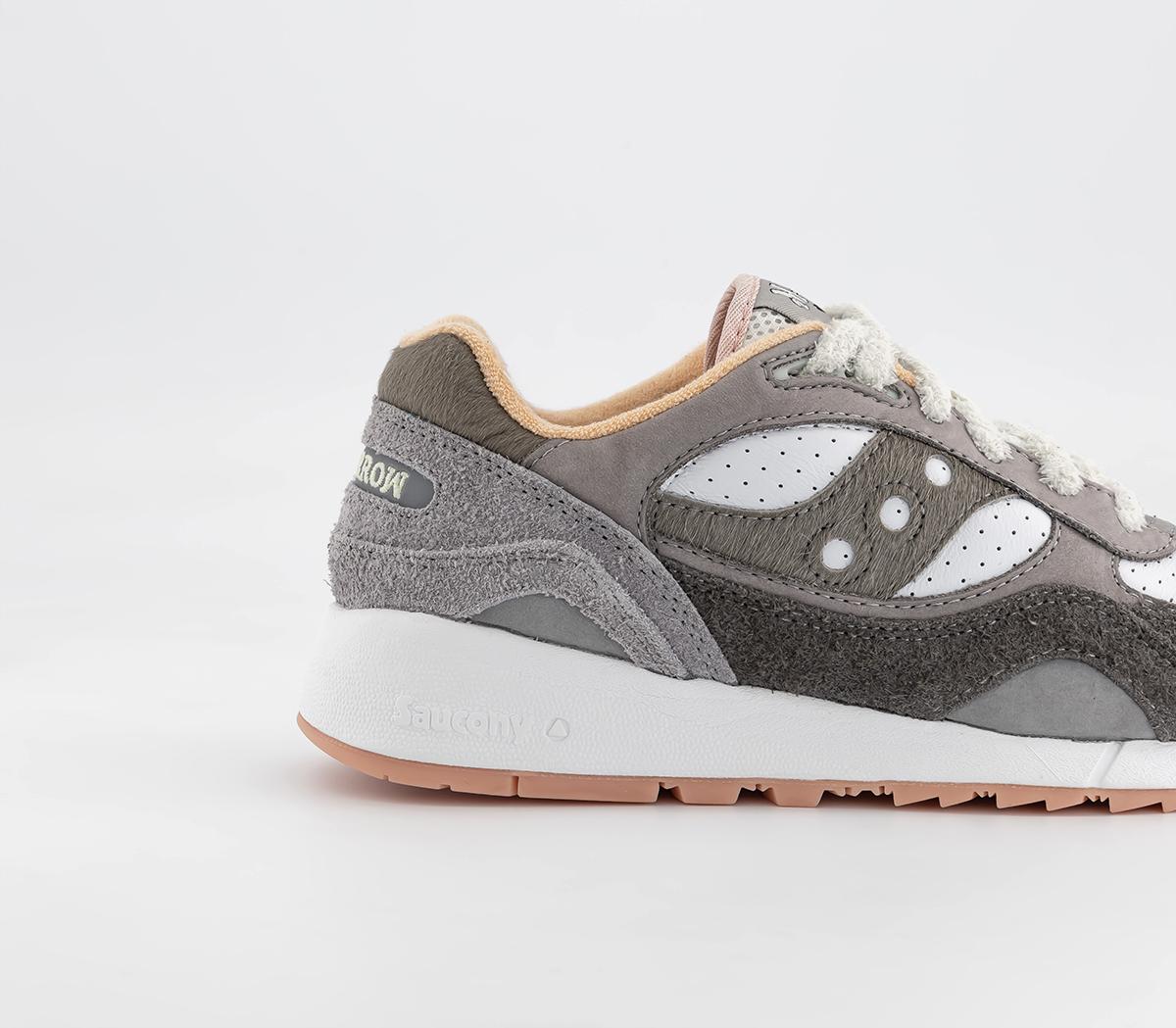 SauconyShadow 6000 TrainersMaybe Tomorrow Grey White