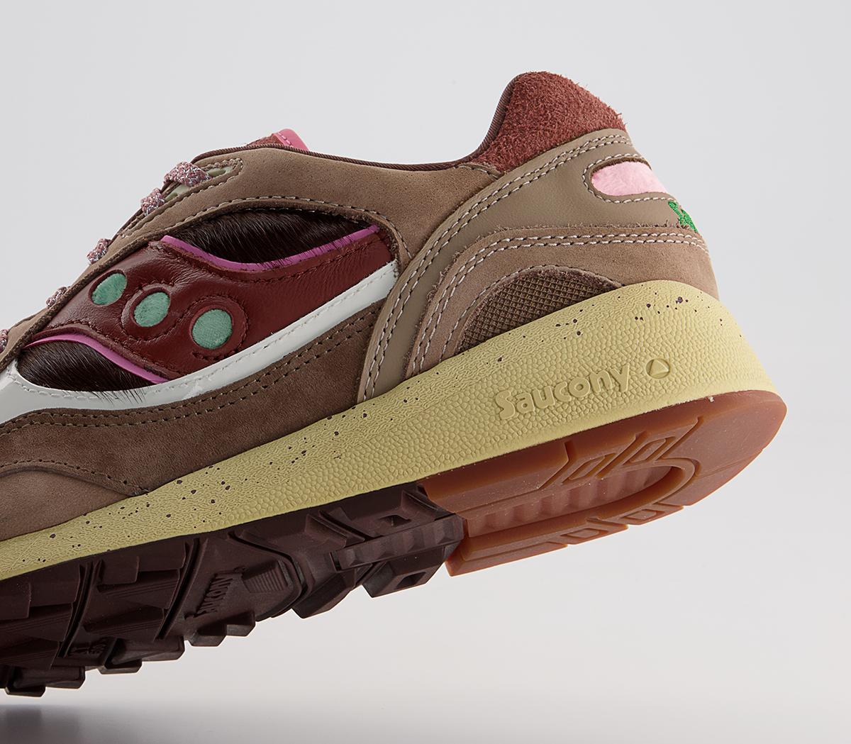 Saucony Shadow 6000 Trainers Saucony Shadow 6000 Trainers Feature Brown