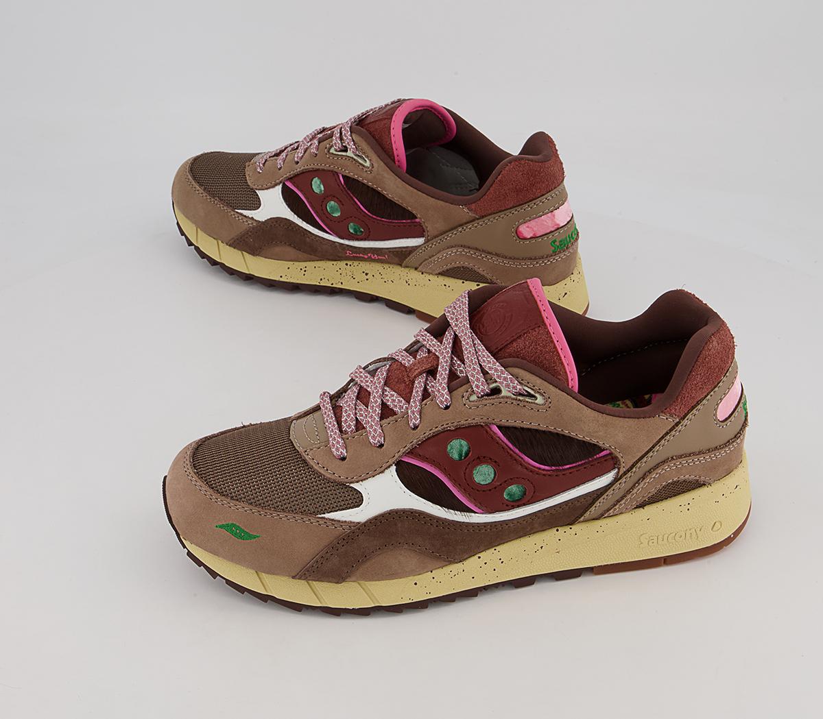 Saucony Shadow 6000 Trainers Saucony Shadow 6000 Trainers Feature Brown