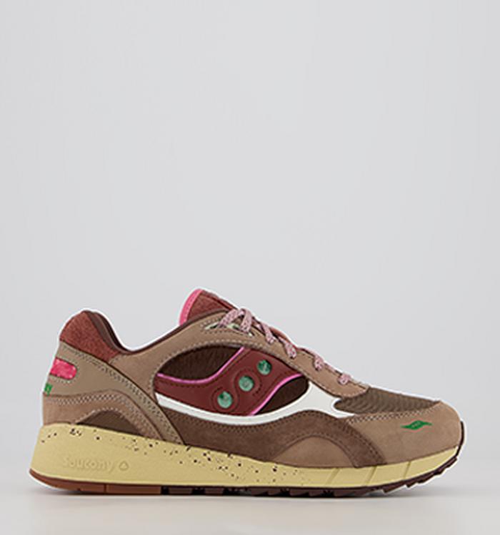 Saucony Shadow 6000 Trainers Feature Brown