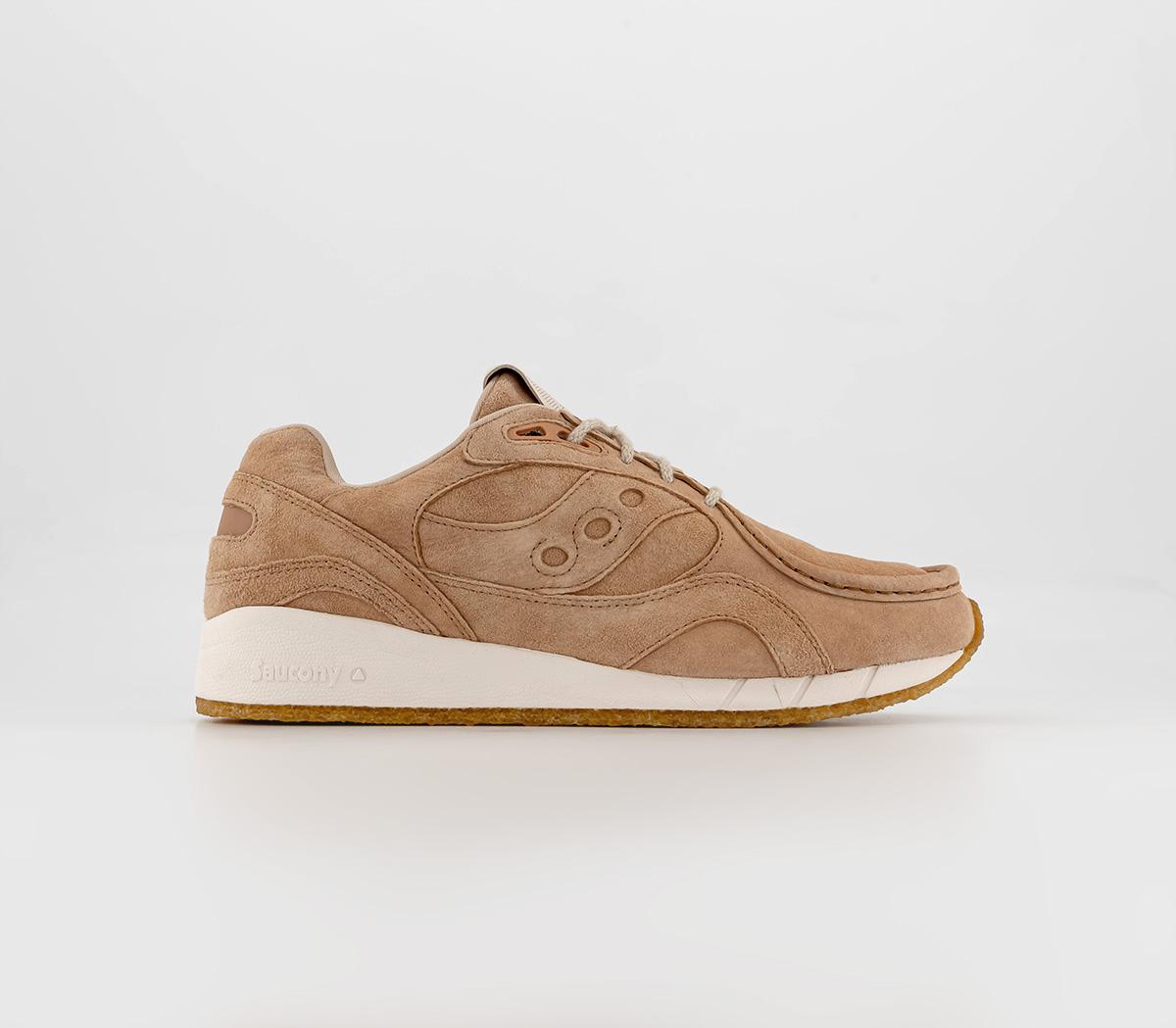 Saucony Mens Shadow 6000 Trainers Sand In Natural, 7