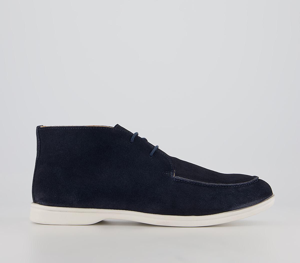 office navy ankle boots