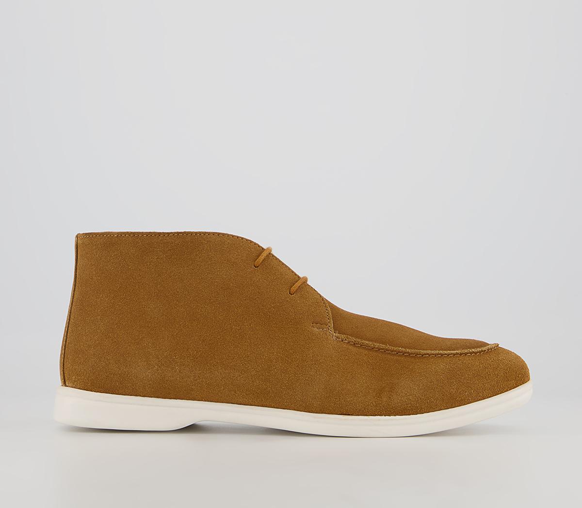 Barkway Suede Ankle Boots Tan Suede