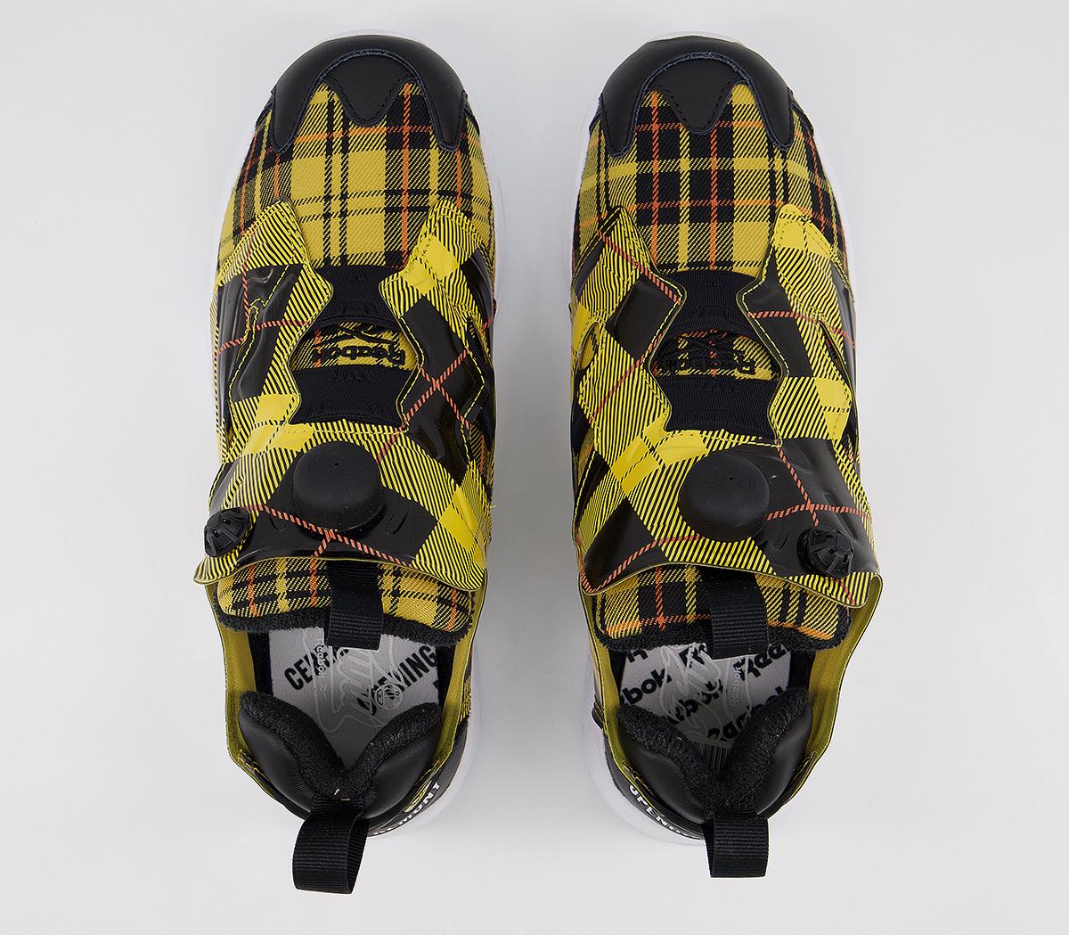 Reebok Insta Pump Fury Trainers Reebok Insta Pump Fury Trainers Opening Ceremony Yellow Plaid