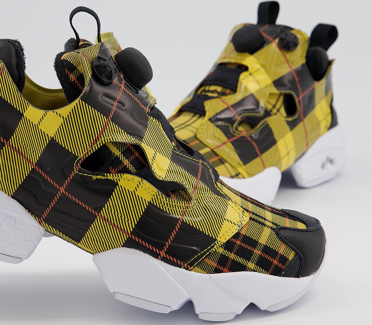 Reebok Insta Pump Fury Trainers Reebok Insta Pump Fury Trainers Opening Ceremony Yellow Plaid