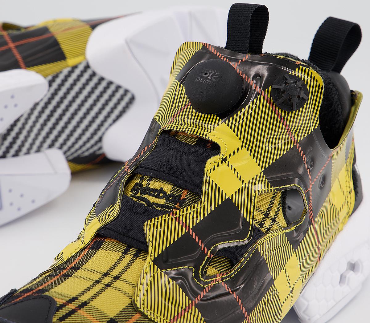 Reebok Insta Pump Fury Trainers Reebok Insta Pump Fury Trainers Opening Ceremony Yellow Plaid
