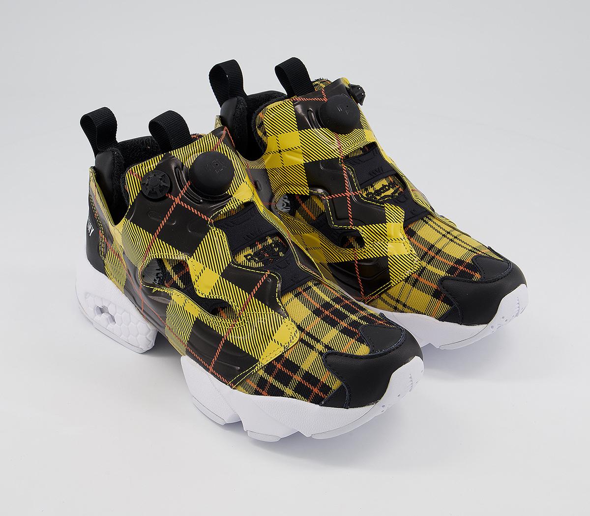Reebok Insta Pump Fury Trainers Reebok Insta Pump Fury Trainers Opening Ceremony Yellow Plaid