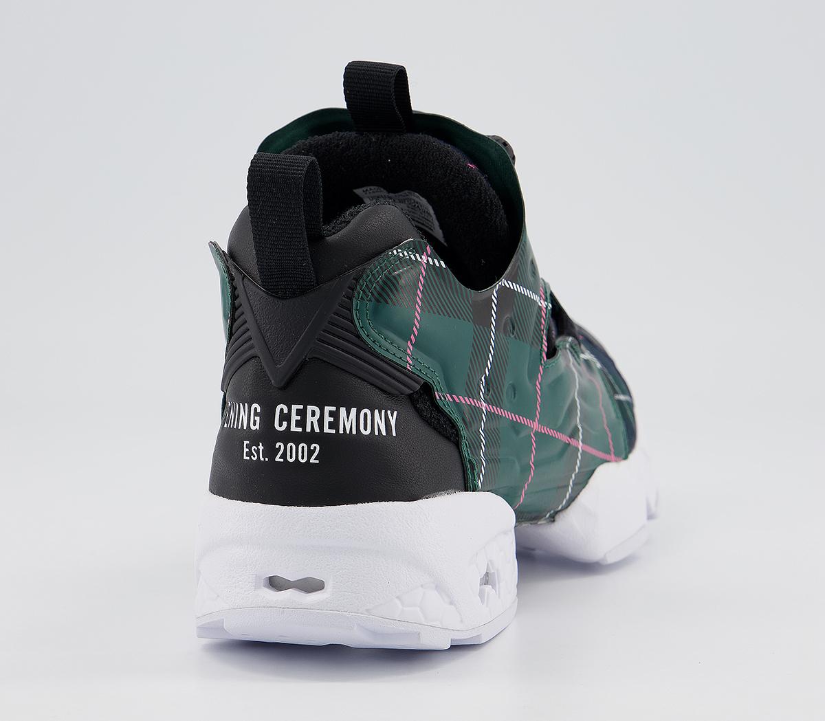 Reebok Insta Pump Fury Trainers Reebok Insta Pump Fury Trainers Opening Ceremony Green Plaid
