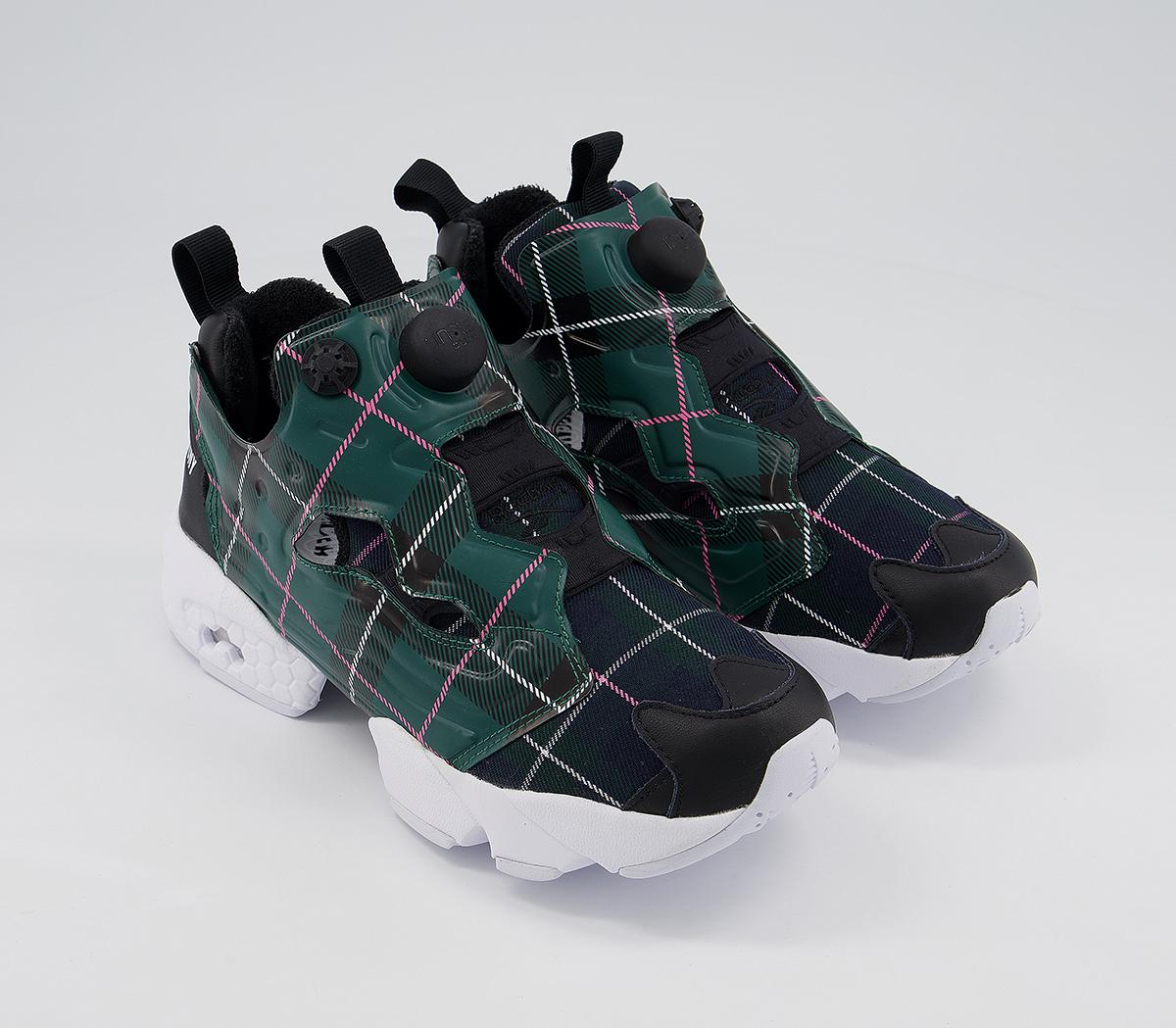 Reebok Insta Pump Fury Trainers Reebok Insta Pump Fury Trainers Opening Ceremony Green Plaid