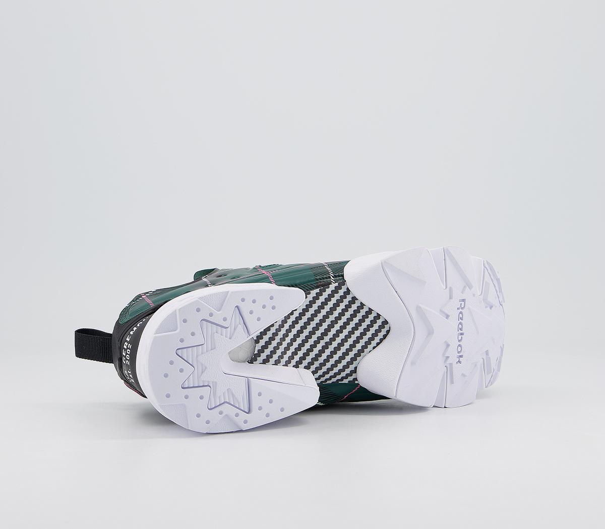Reebok Insta Pump Fury Trainers Reebok Insta Pump Fury Trainers Opening Ceremony Green Plaid